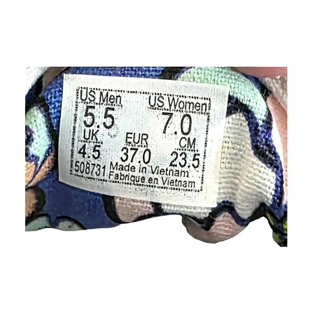 VANS Era Create Ur U Color 508731 Women's 7 Shoes Sneakers Psychedelic Floral‎